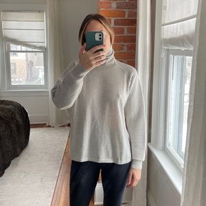 Theory Grey Turtleneck Sweater